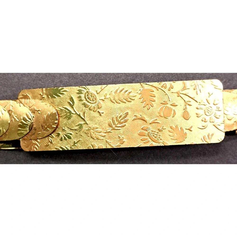 Vintage‎ Gold Metal Belt Womens S/M 24